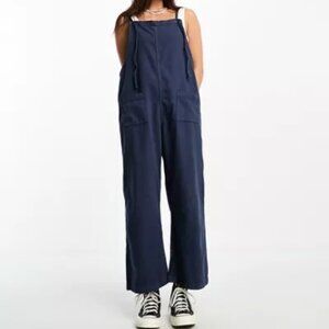 Monki Oversized Workwear Thin dungarees/overalls size small